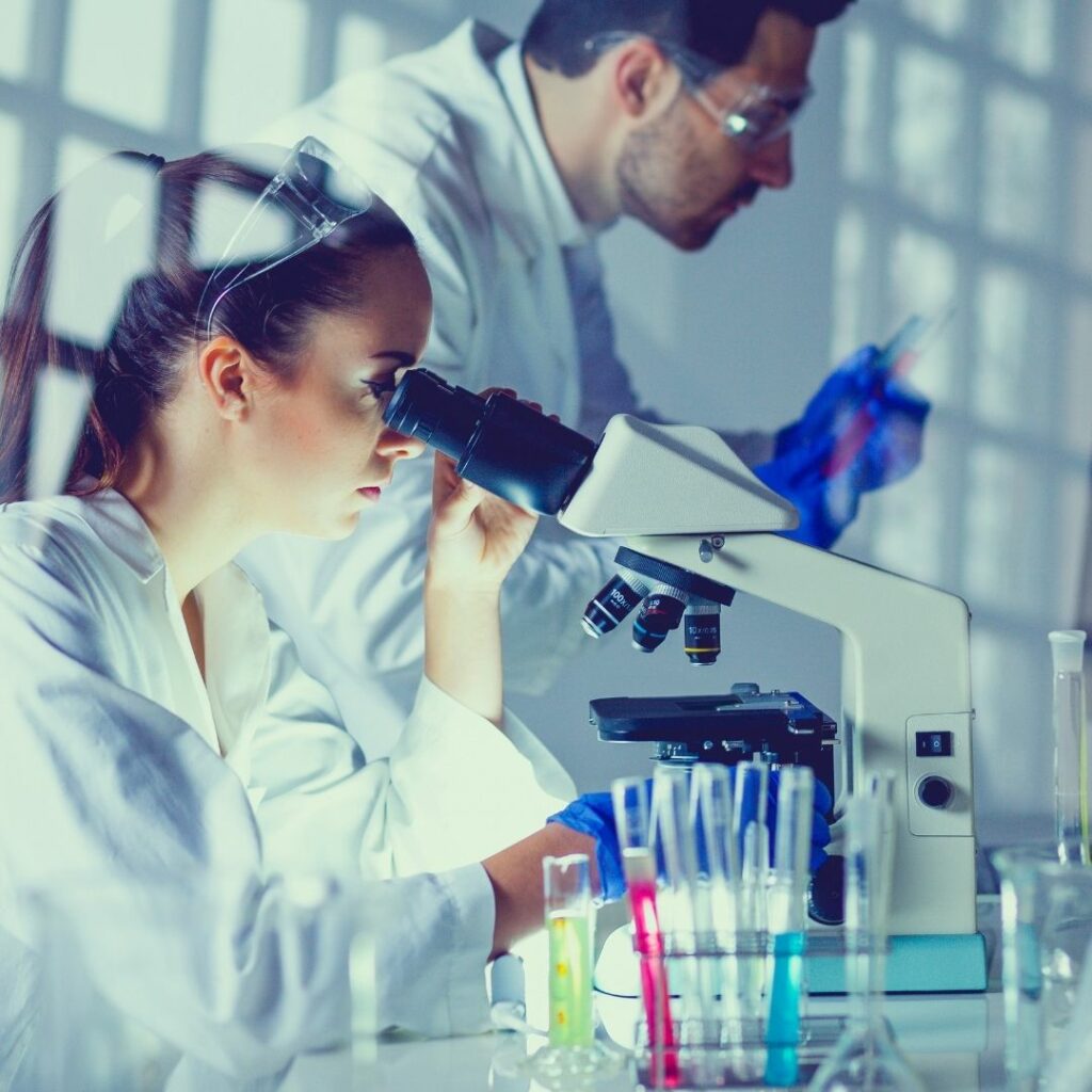 scientists in lab