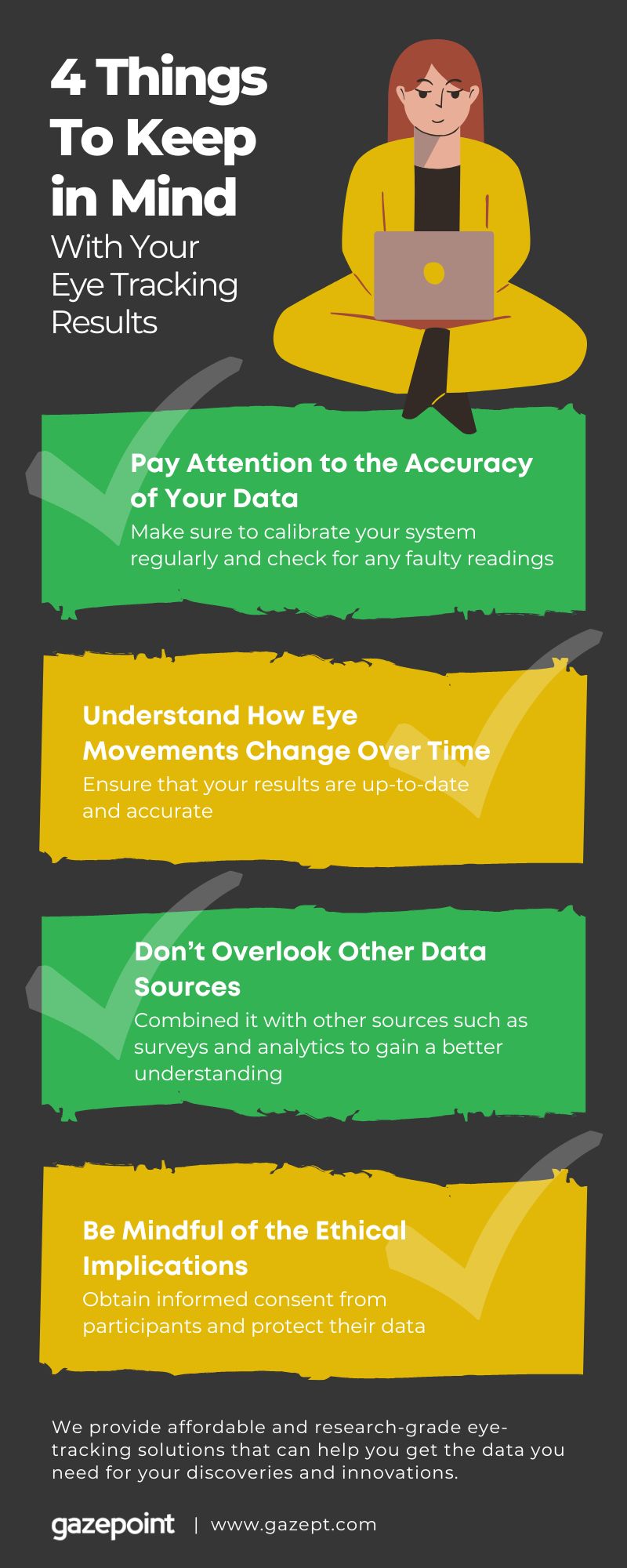 4 Things To Keep in Mind With Your Eye Tracking Results Infographic